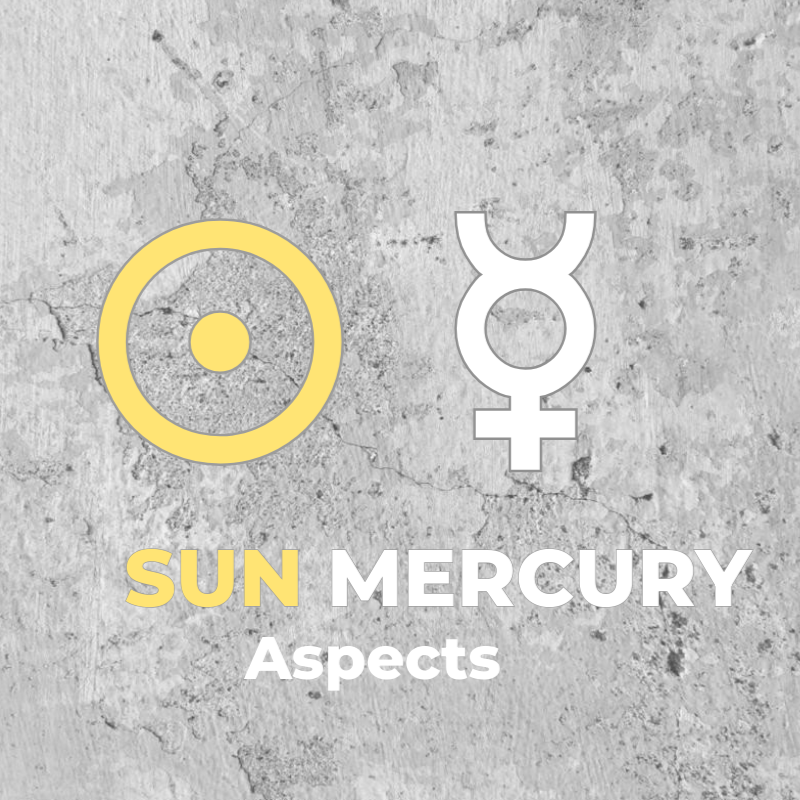 sun-mercury aspects