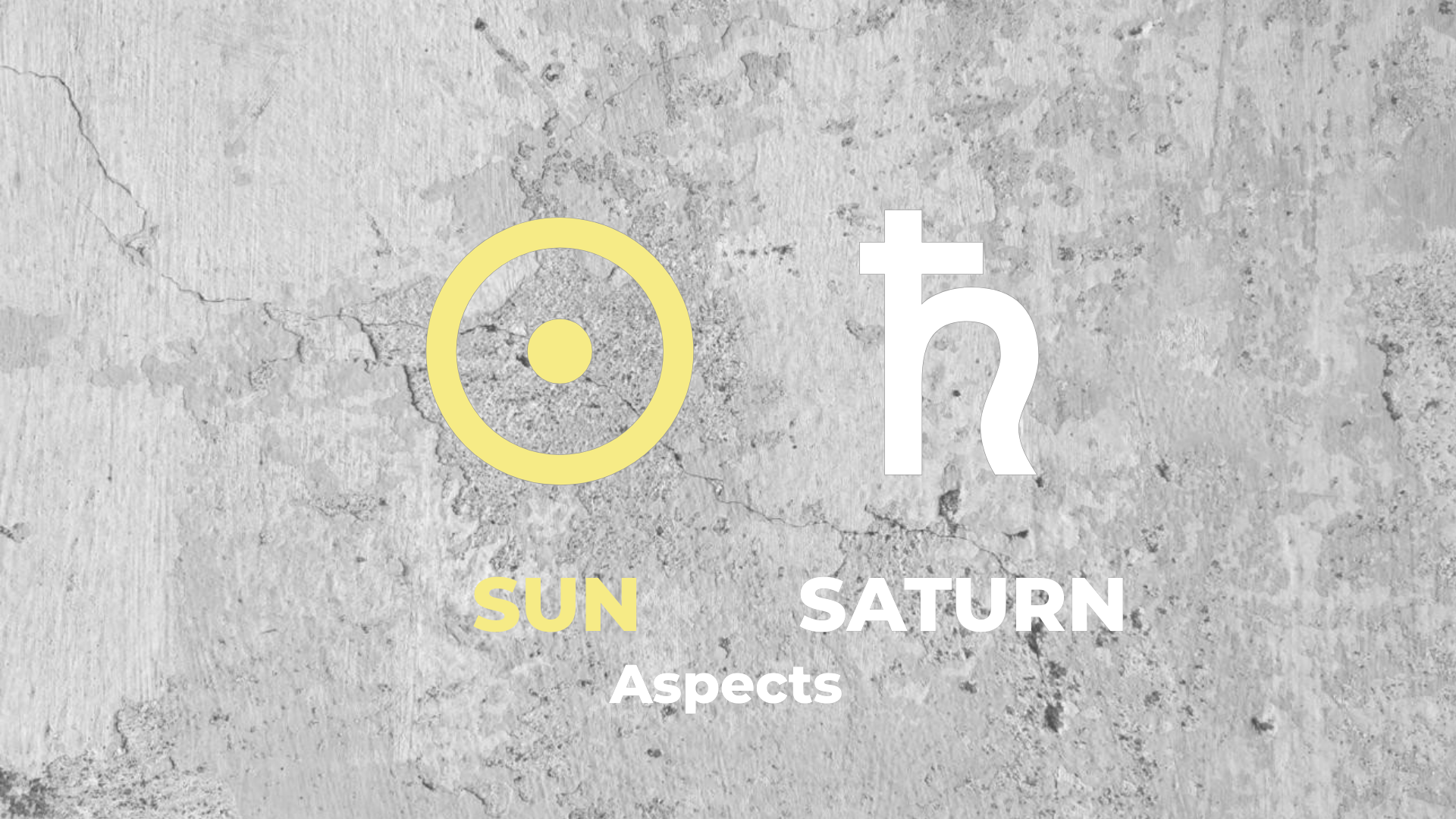 sun-saturn aspects