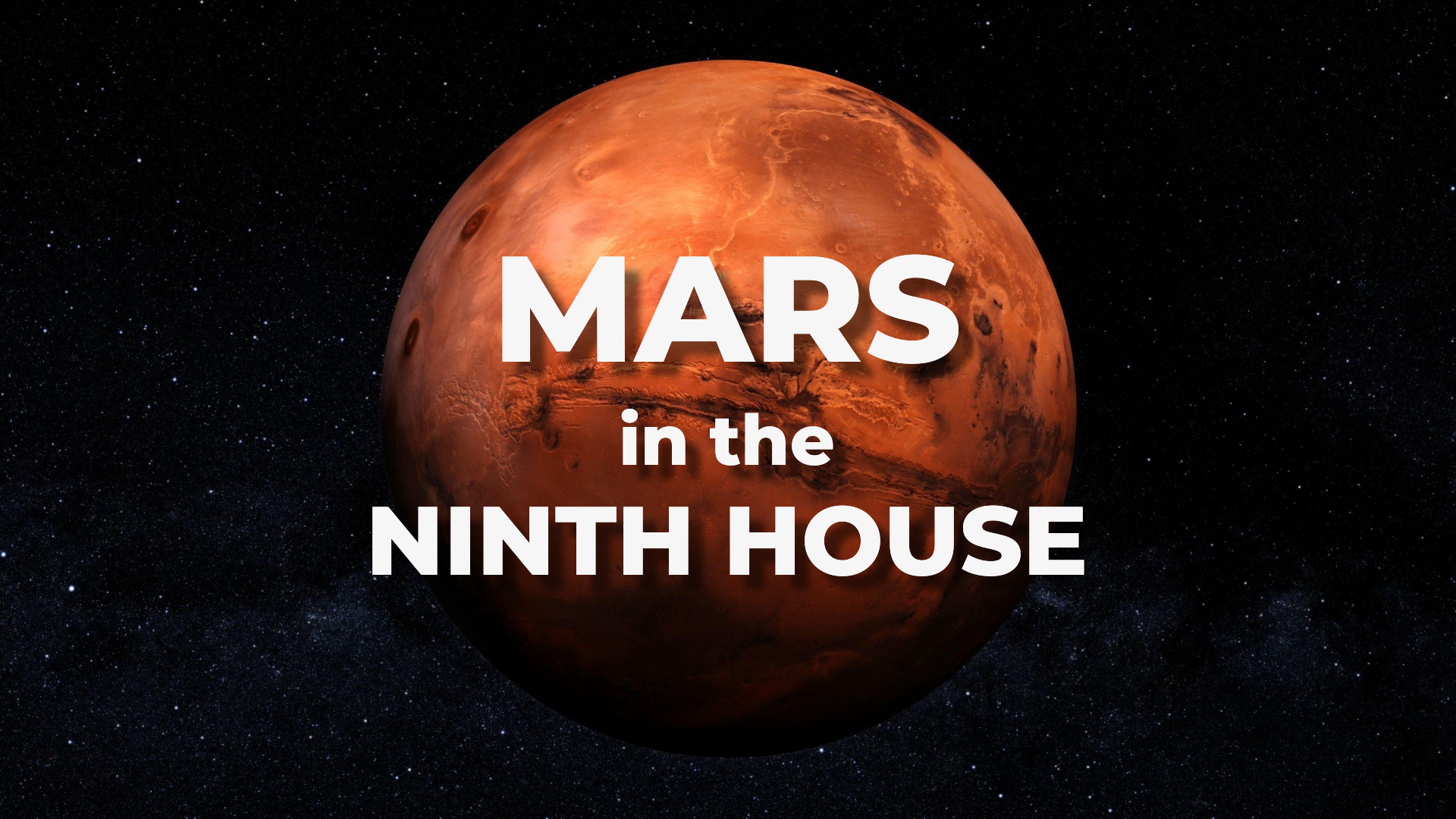 Mars in the ninth house