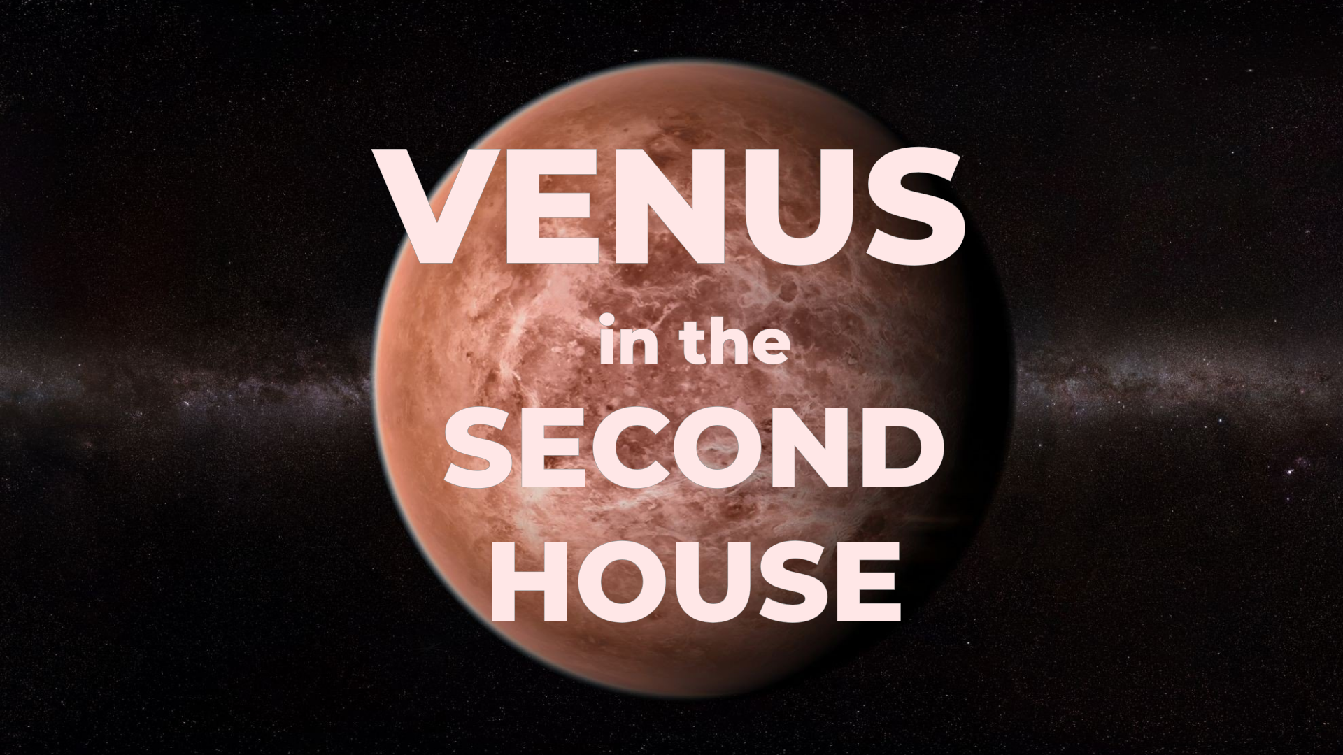 venus in second house